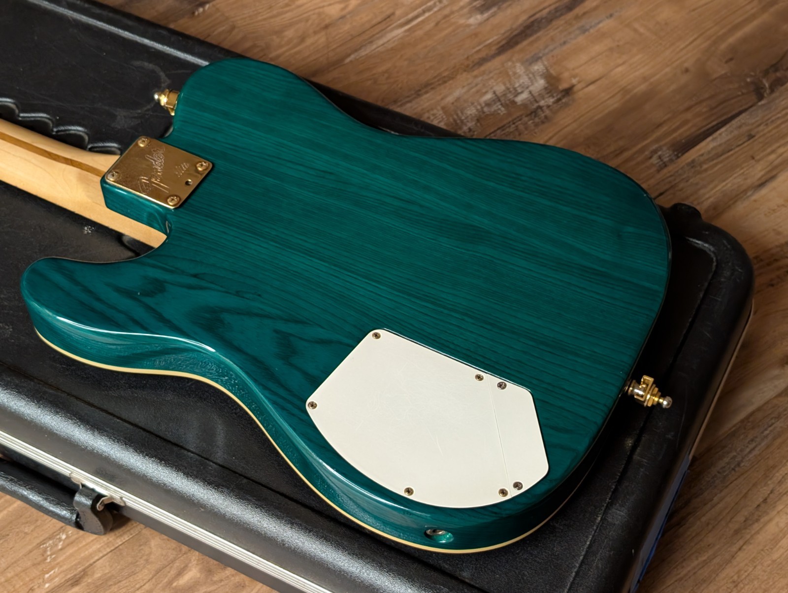 1983 Fender Telecaster Elite Gold Electric Guitar Trans Emerald Green W/HSC