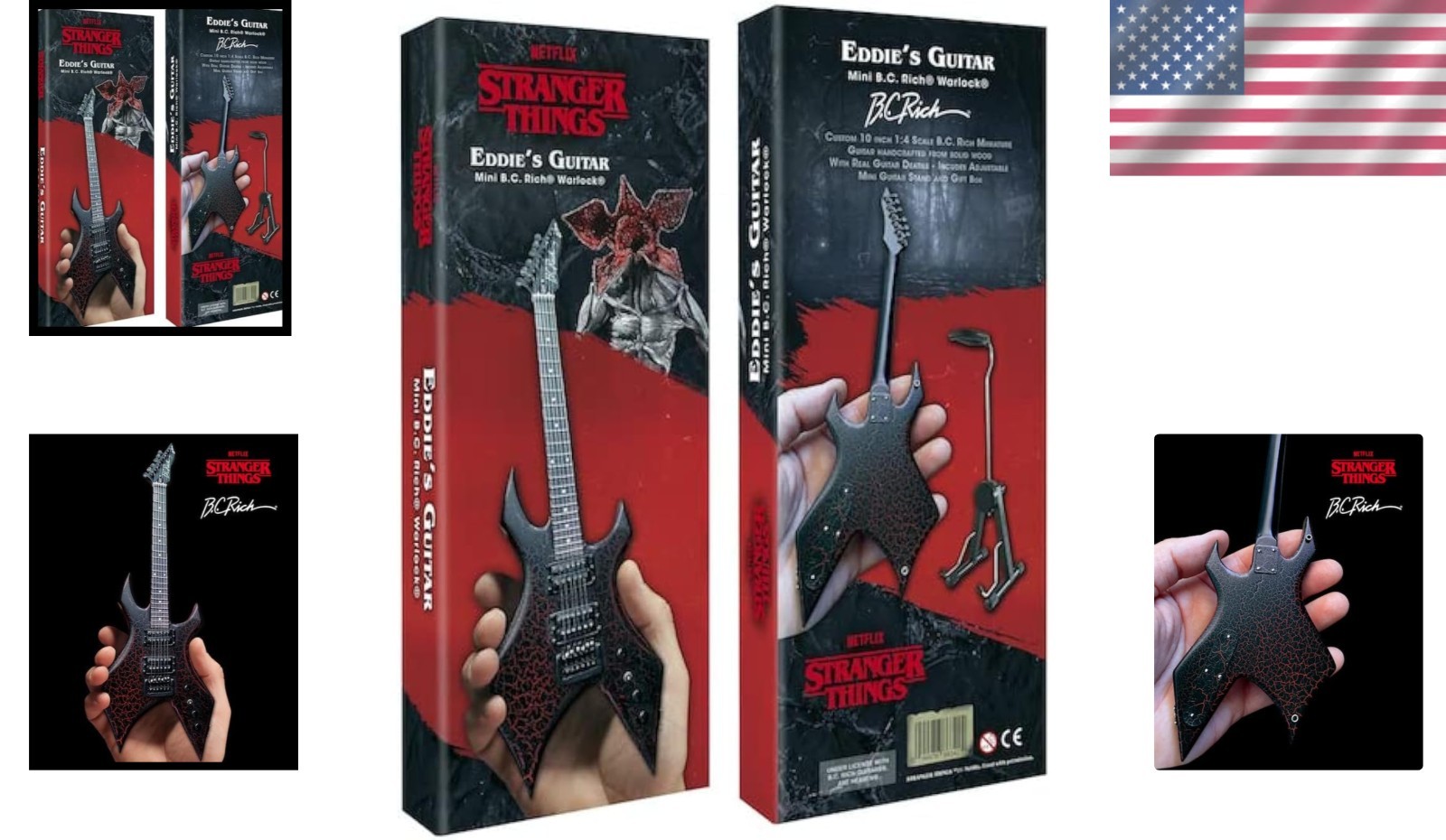 Eddie Munson’s Guitar Mini Replica from Stranger Things