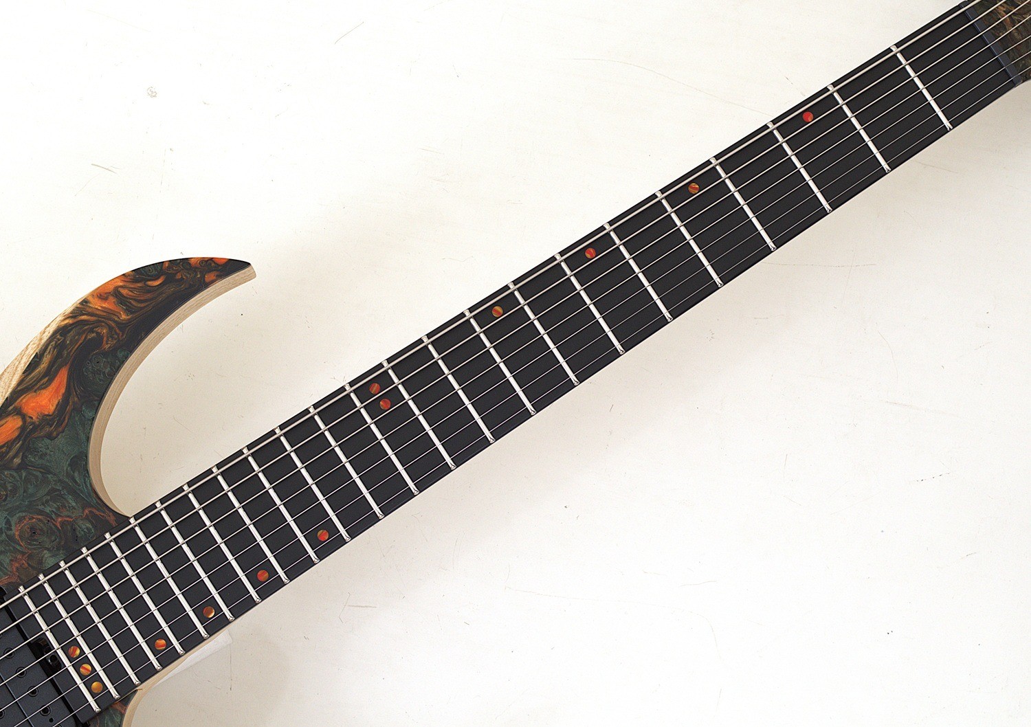 Schecter USA Custom Sunset Extreme 7 Stabilized Top Guitar 2039