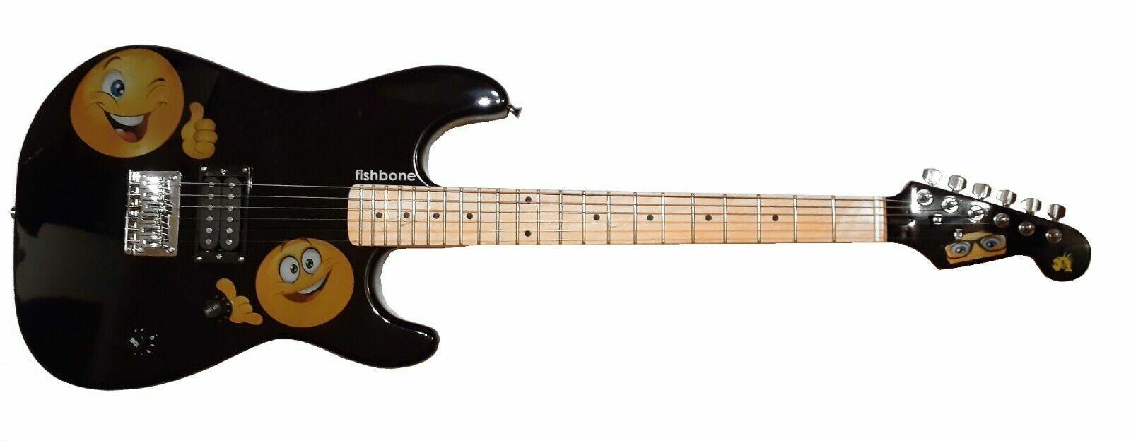 Fishbone Emoji I Full Size Guitar with Gig Bag