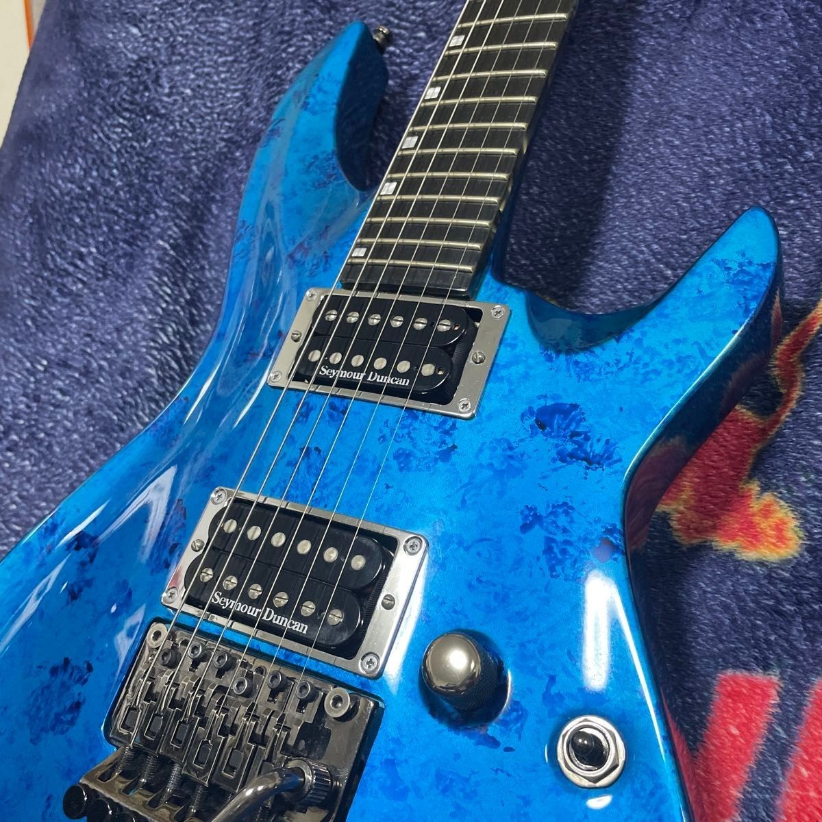 Edwards by ESP Horizon-Ⅲ Guitar E-HR-135Ⅲ Planet Blue Seymour Duncan Floyd Rose