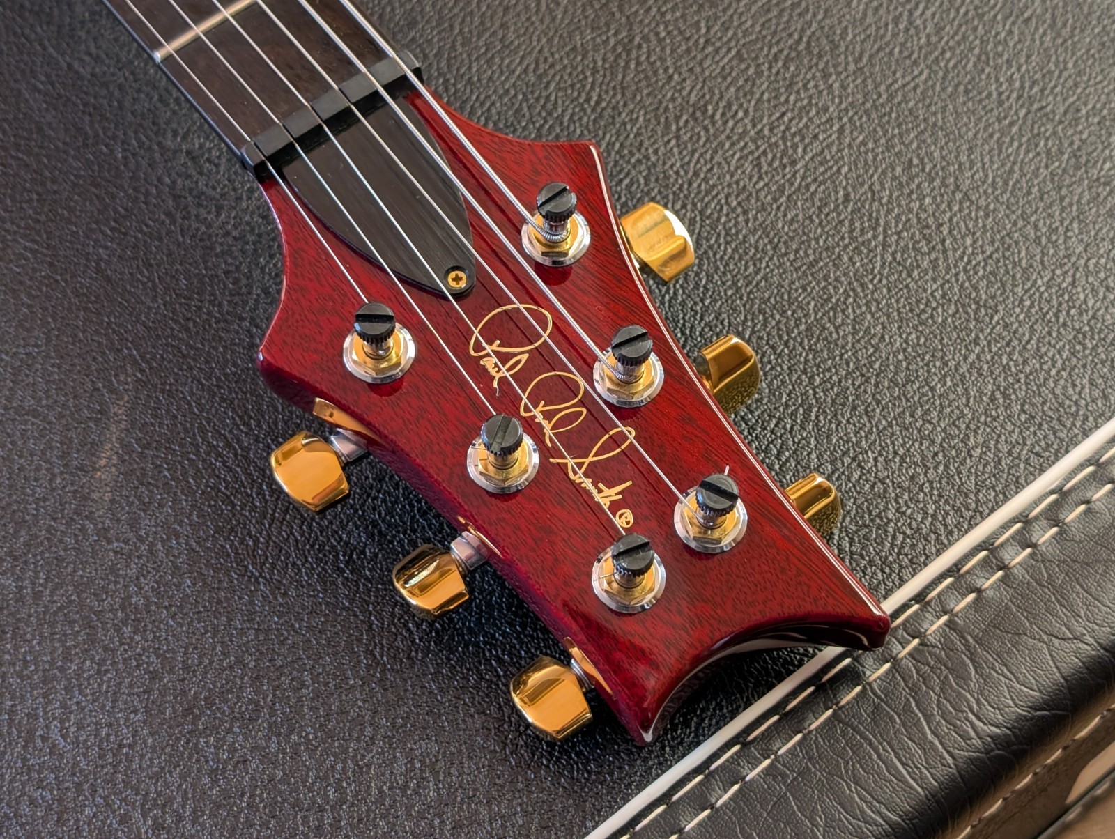 PRS Singlecut Semi-Hollow Electric Guitar 2007 Black Cherry 10 Top Bra Rosewood