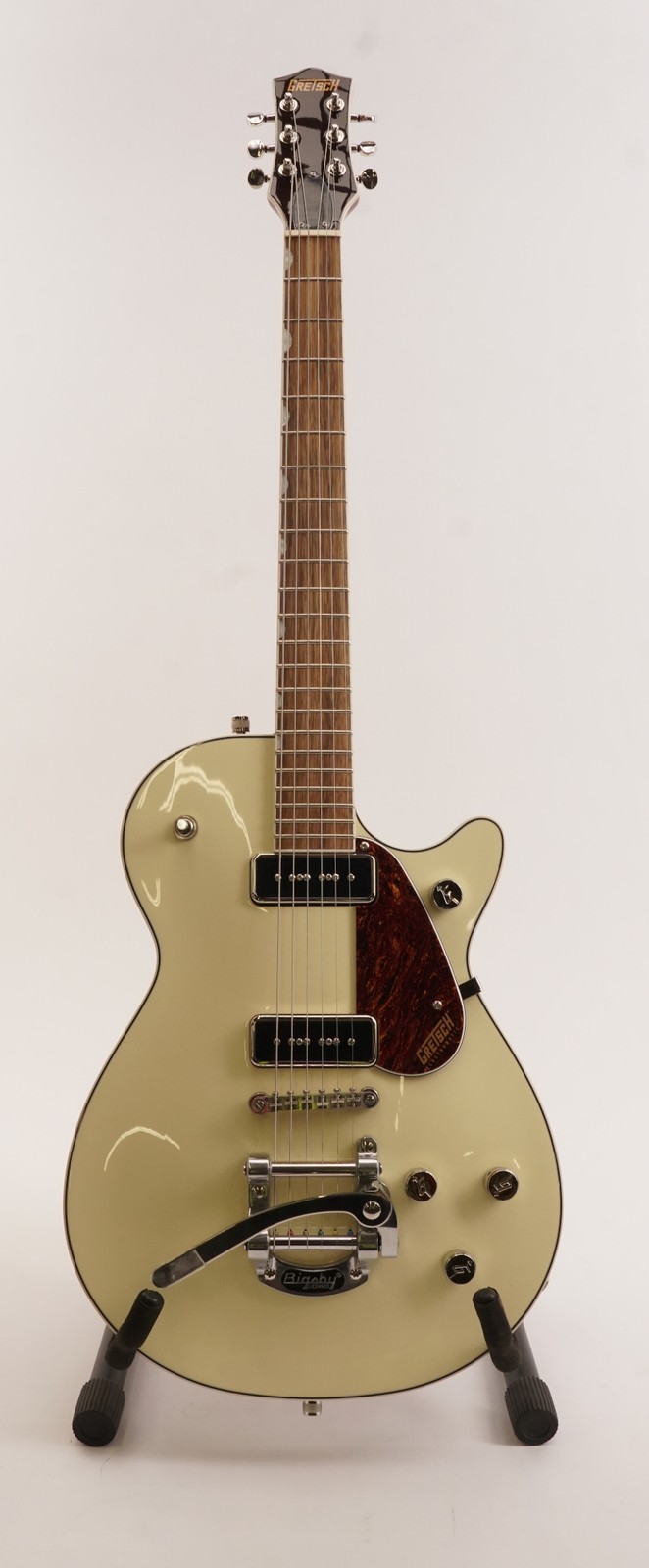 Gretsch G5210T-P90 Electromatic Jet Two 90 Electric Guitar, Bigsby,Vintage White