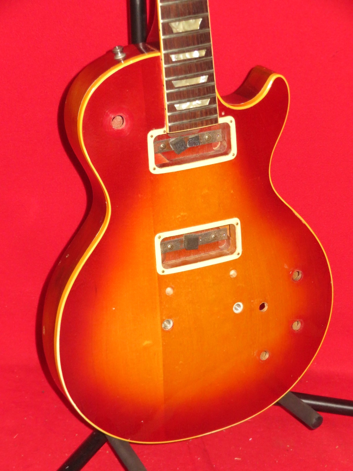 Gibson 1973 Cherry Burst Les Paul Deluxe Body & Neck