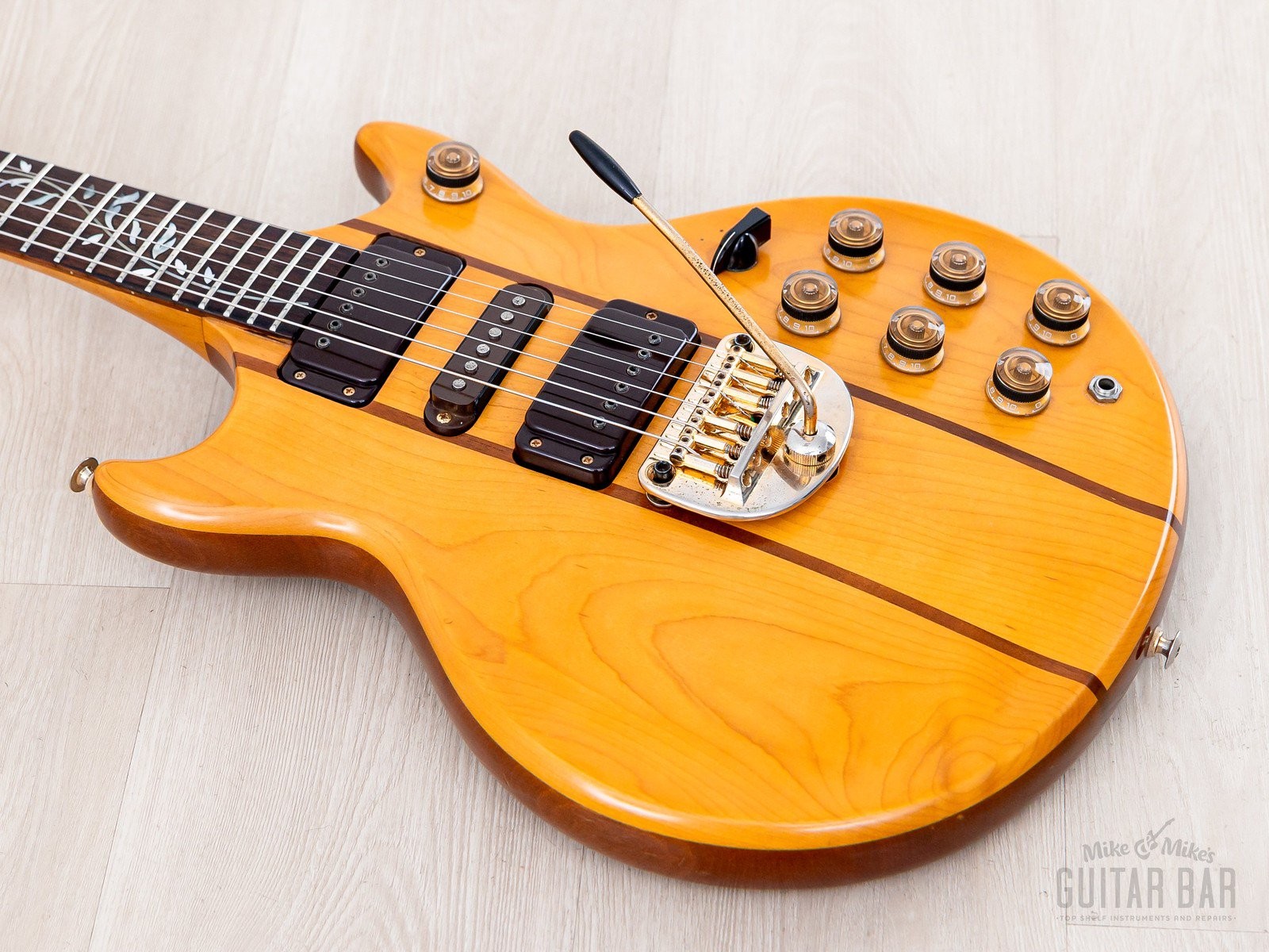 1980 Greco GO-III Speed Way Non-Catalog Set Neck HSH Vintage Guitar Natural