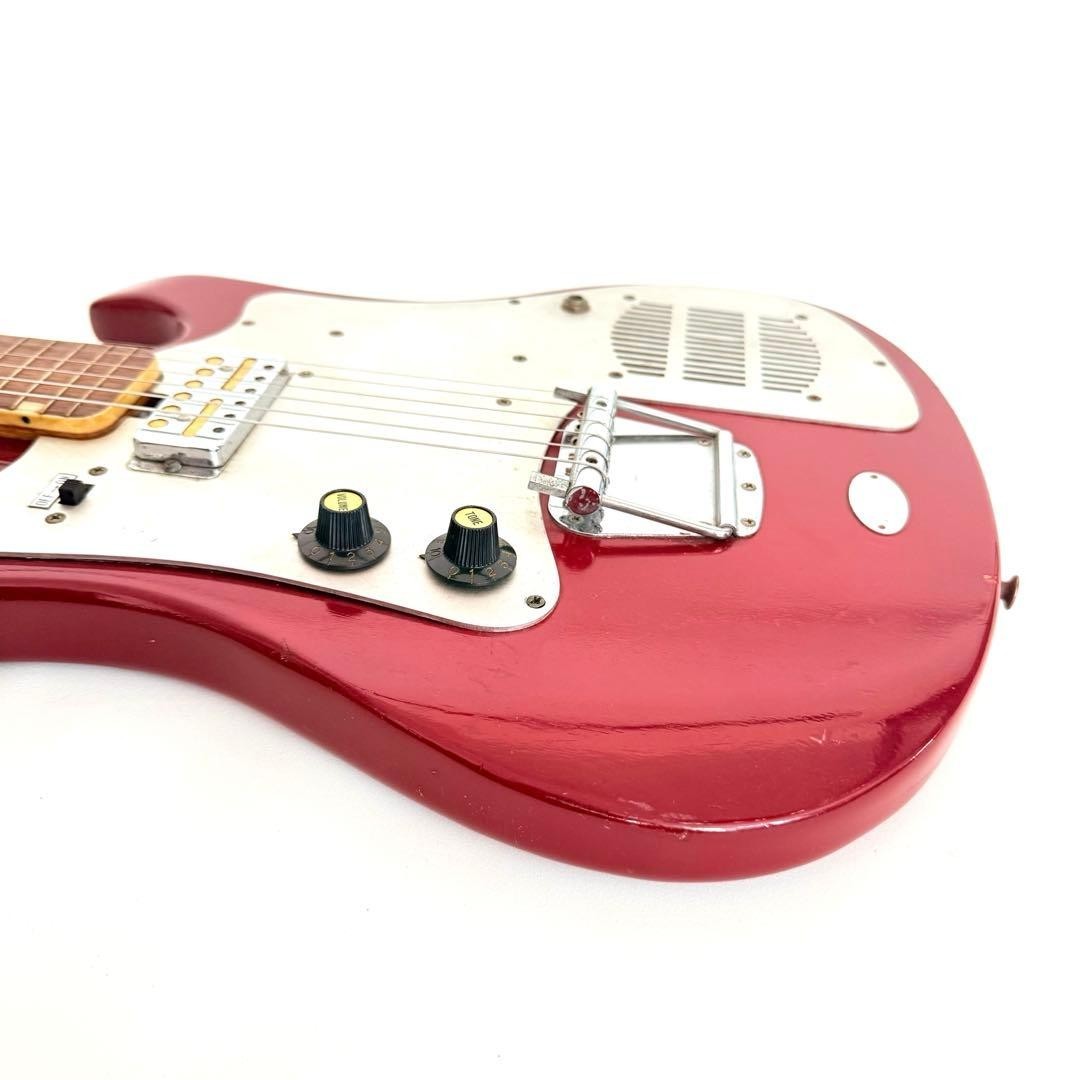 TEISCO TRG-1L Built-in Amp & Speaker Foil PU Vintage Rare Guitar 1964 MIJ Japan