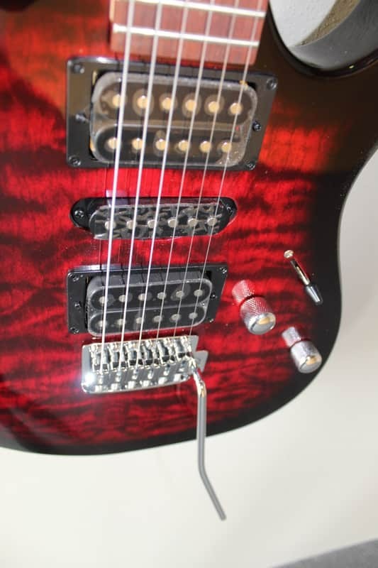 Brand New Ibanez Gio GRX70QA Electric Guitar – Transparent Red Burst