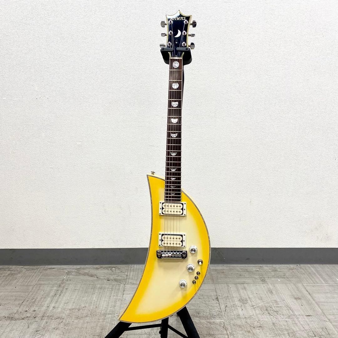 Electric Guitar Kawai Moonsault MS-21C Yellowburst Moon Shape Body