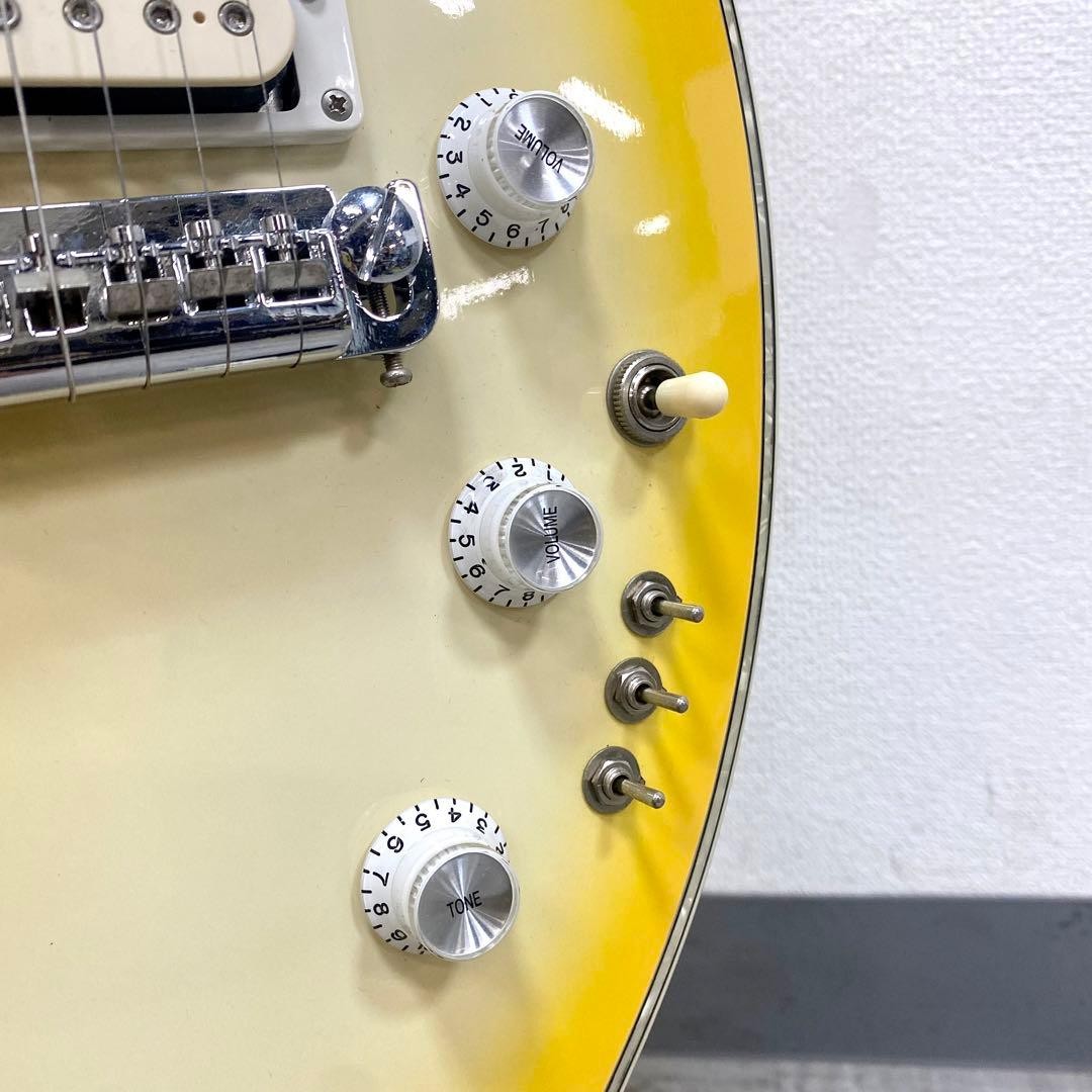Electric Guitar Kawai Moonsault MS-21C Yellowburst Moon Shape Body