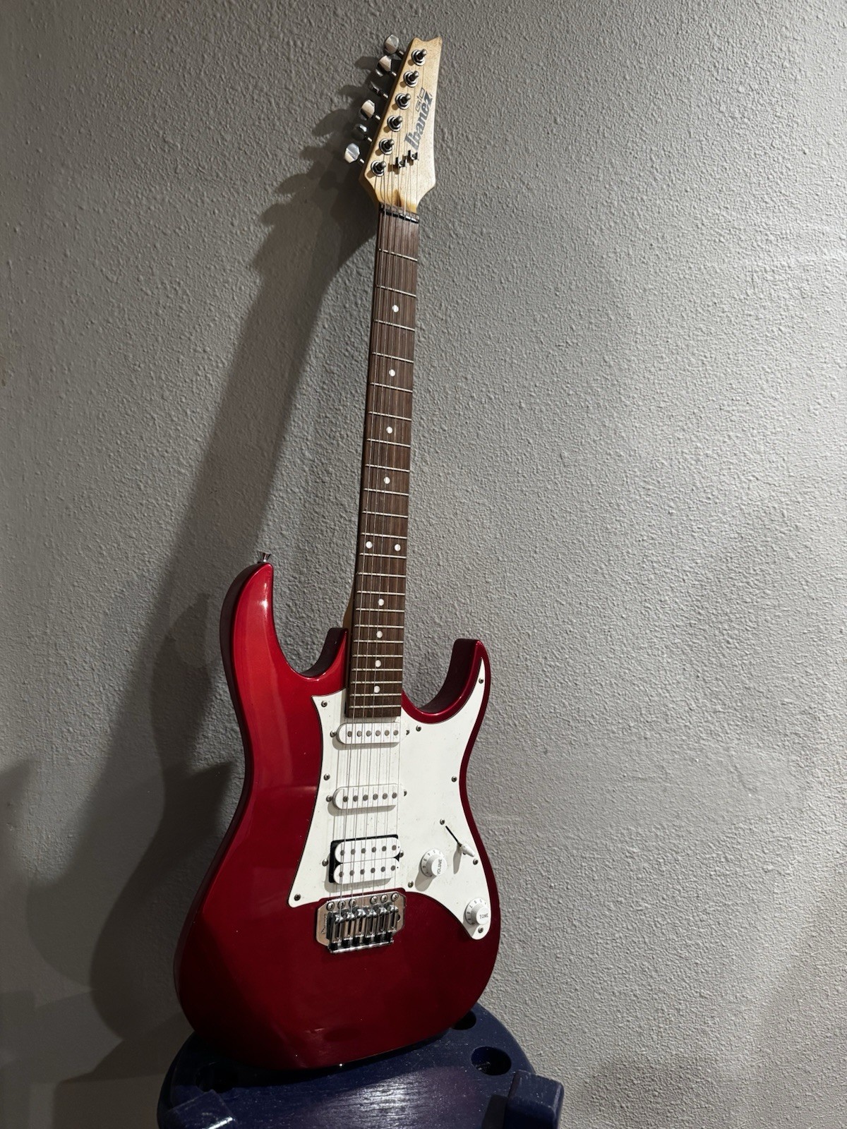 Ibanez Red Solid Body Electric Guitar, 6-String, Right-Handed