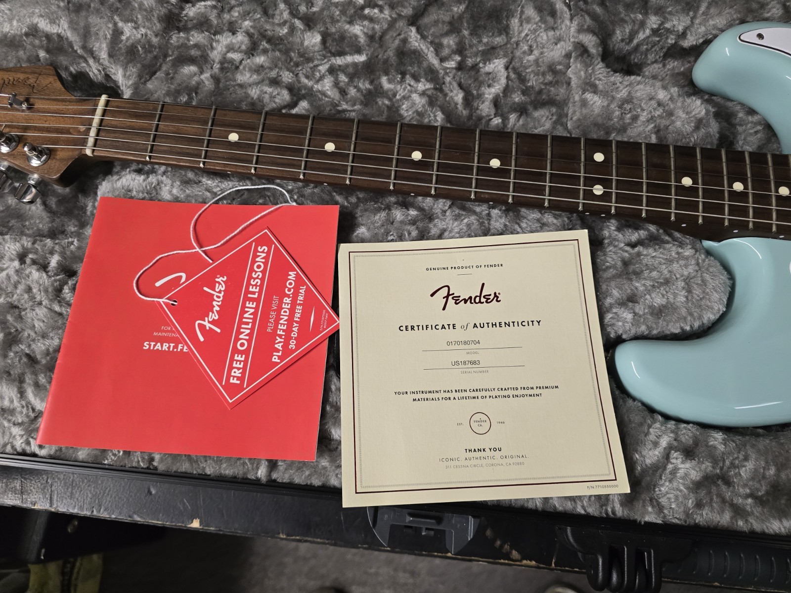 2019 Fender Limited Edition American Standard Stratocaster Solid Rosewood Neck.