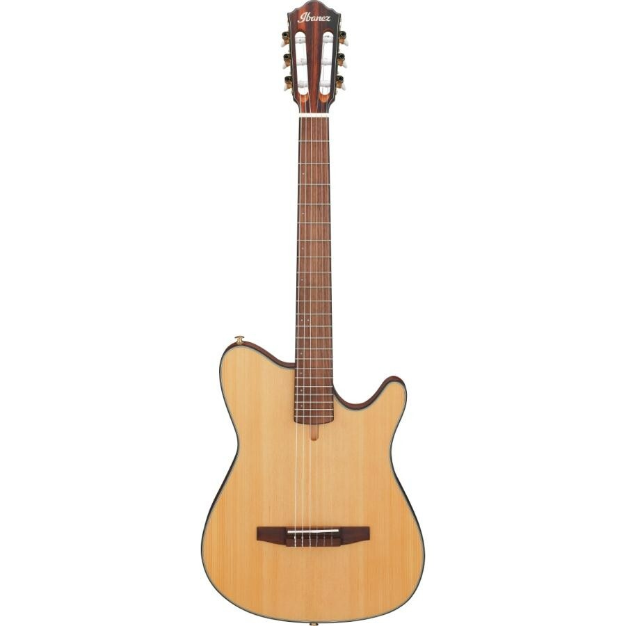 Ibanez FRH10N-NTF Nylon Electric Guitar Natural Flat FR Hollow Body with Gig Bag