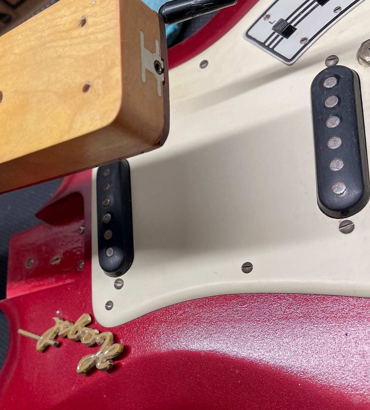 Used 1964 Hagstrom II Electric Guitar with Case- Red