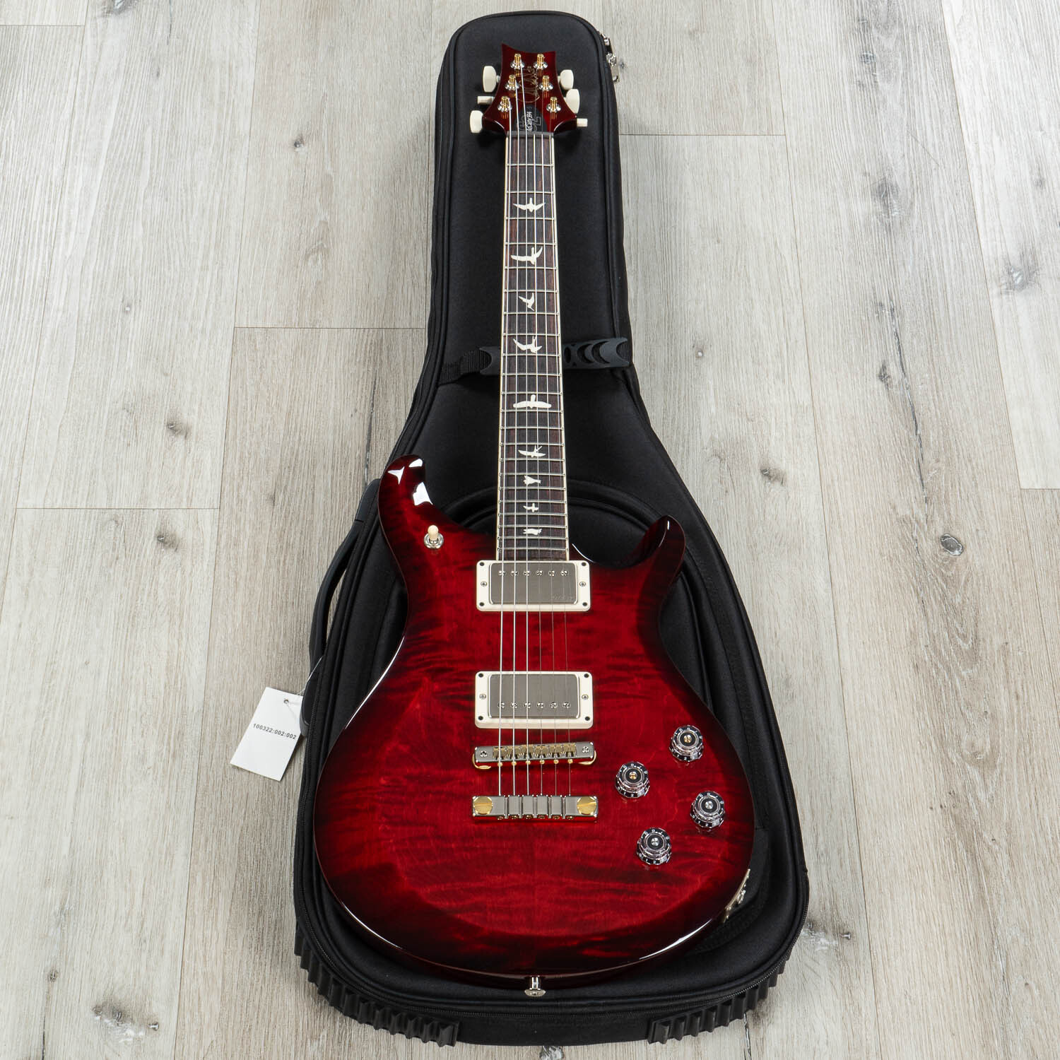 PRS Paul Reed Smith S2 McCarty 594 Guitar, 58/15 LT Pickup Set, Fire Red Burst