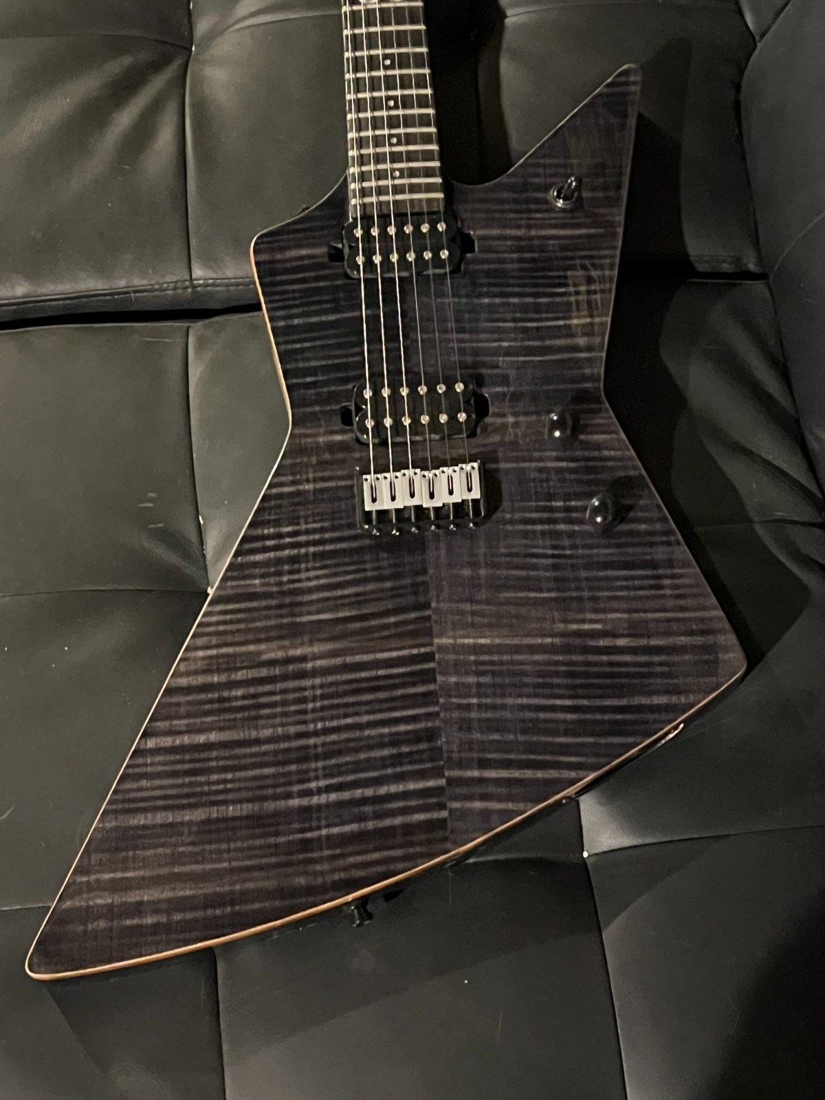 Chapman Ghost Fret V2 Standard Lunar Electric Guitar Flame Maple Neck Thru