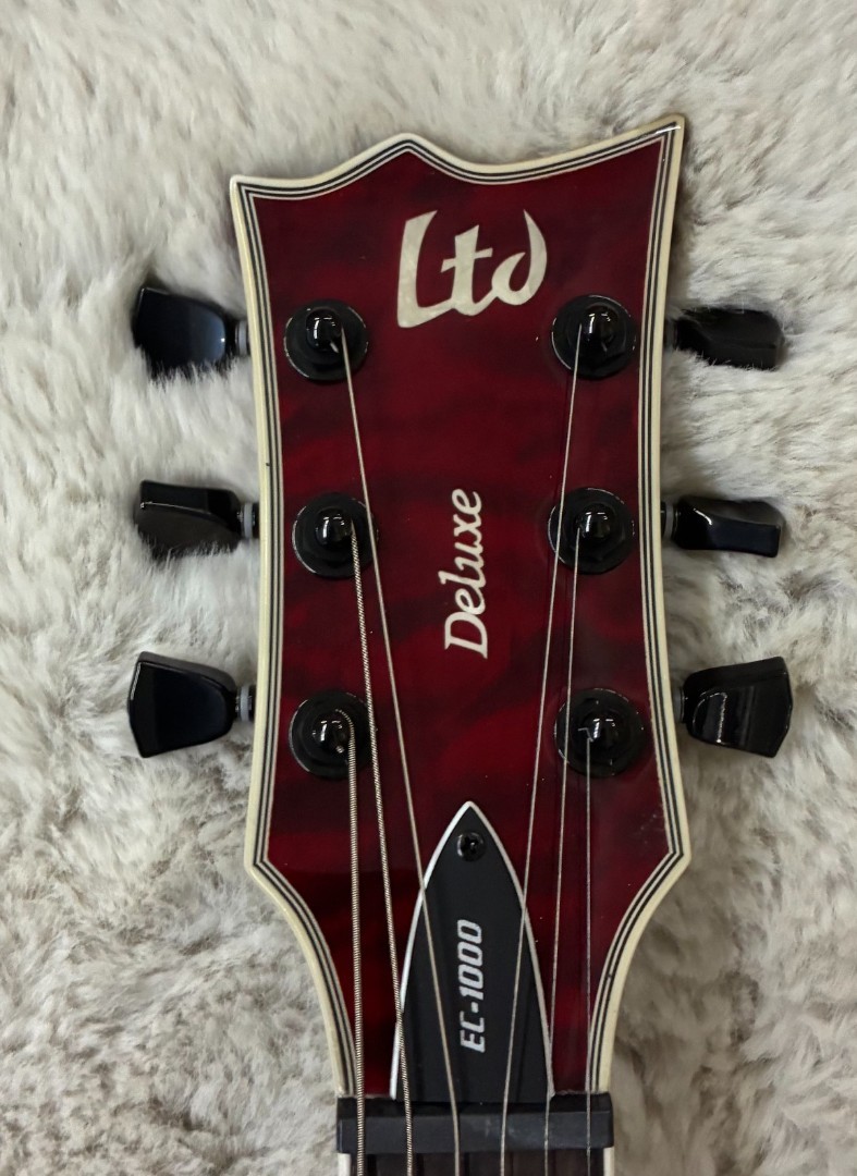 ESP LTD Eclipse EC-1000QM Electric Guitar – See Thru Black Cherry – B-stock