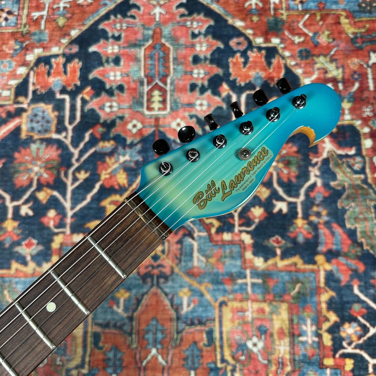*Video* Bill Lawrence BCOR-55B V-Neck “Kogure” Model MIJ 1980’s – Blue Burst