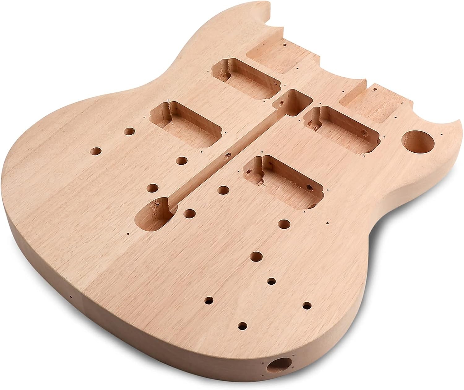 DIY Electric Guitar Kit Double Neck 12 String Right Handed