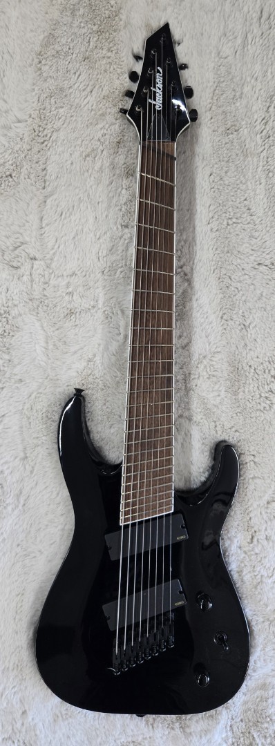 Jackson X Series Soloist Arch Top SLAT8 MS 8-String Guitar, Fanned Frets