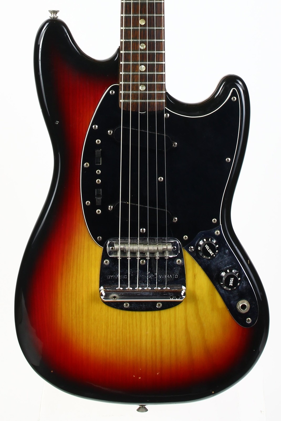 1978 Fender Mustang Sunburst Vintage Electric Guitar w Original Hard Case &