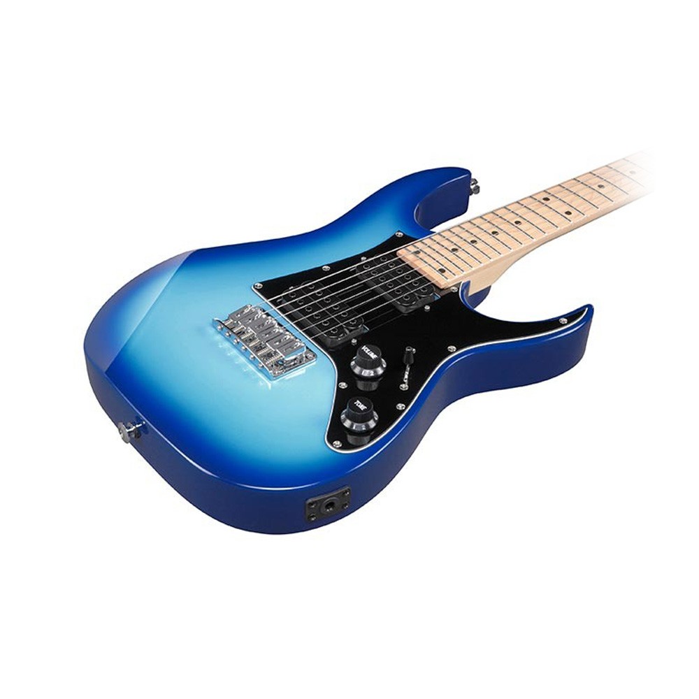 Ibanez GRGM21MBLT miKro Series 6-String Electric Guitar, Right, Blue Burst