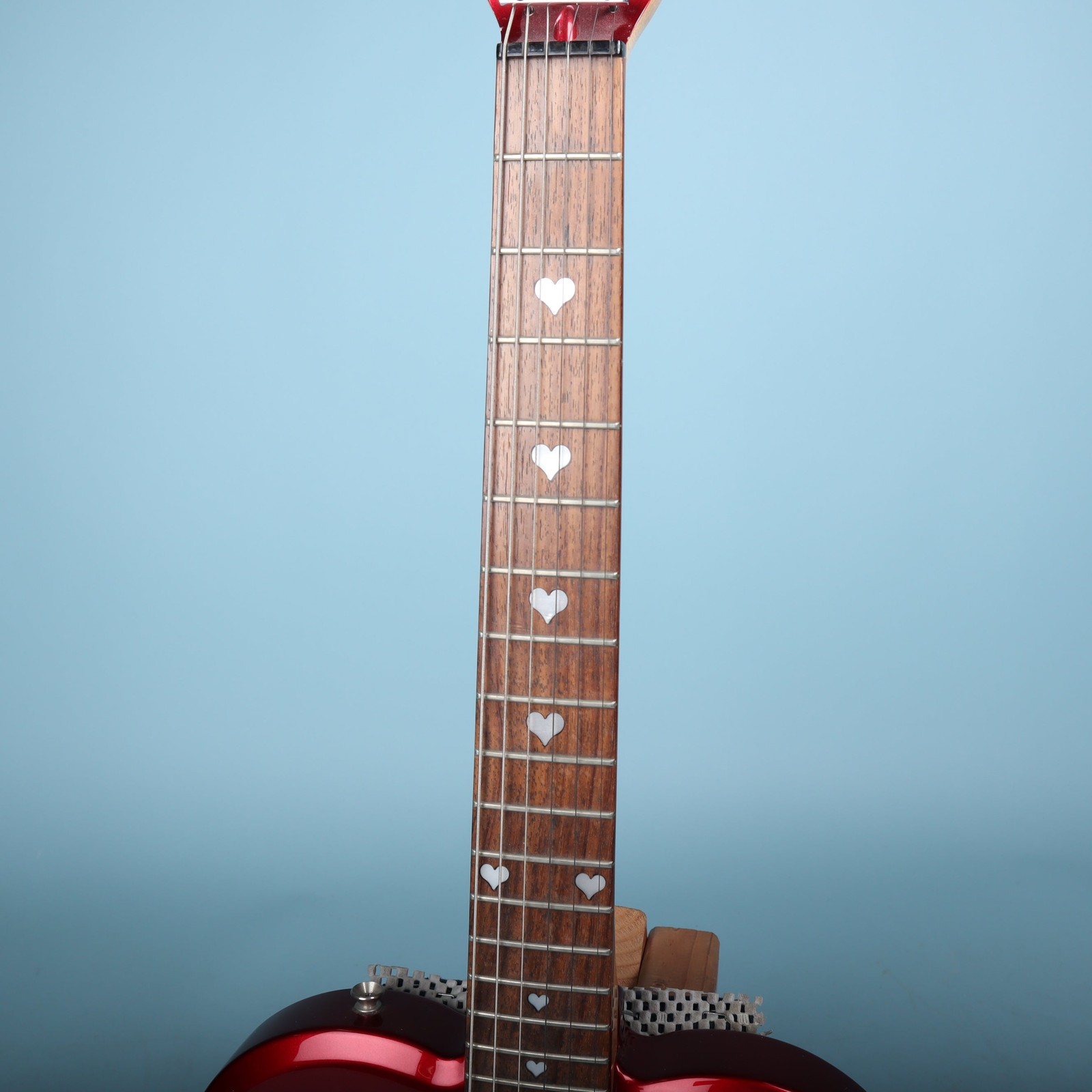 Daisy Rock Heartbreaker Short Scale Red Heart Electric Guitar