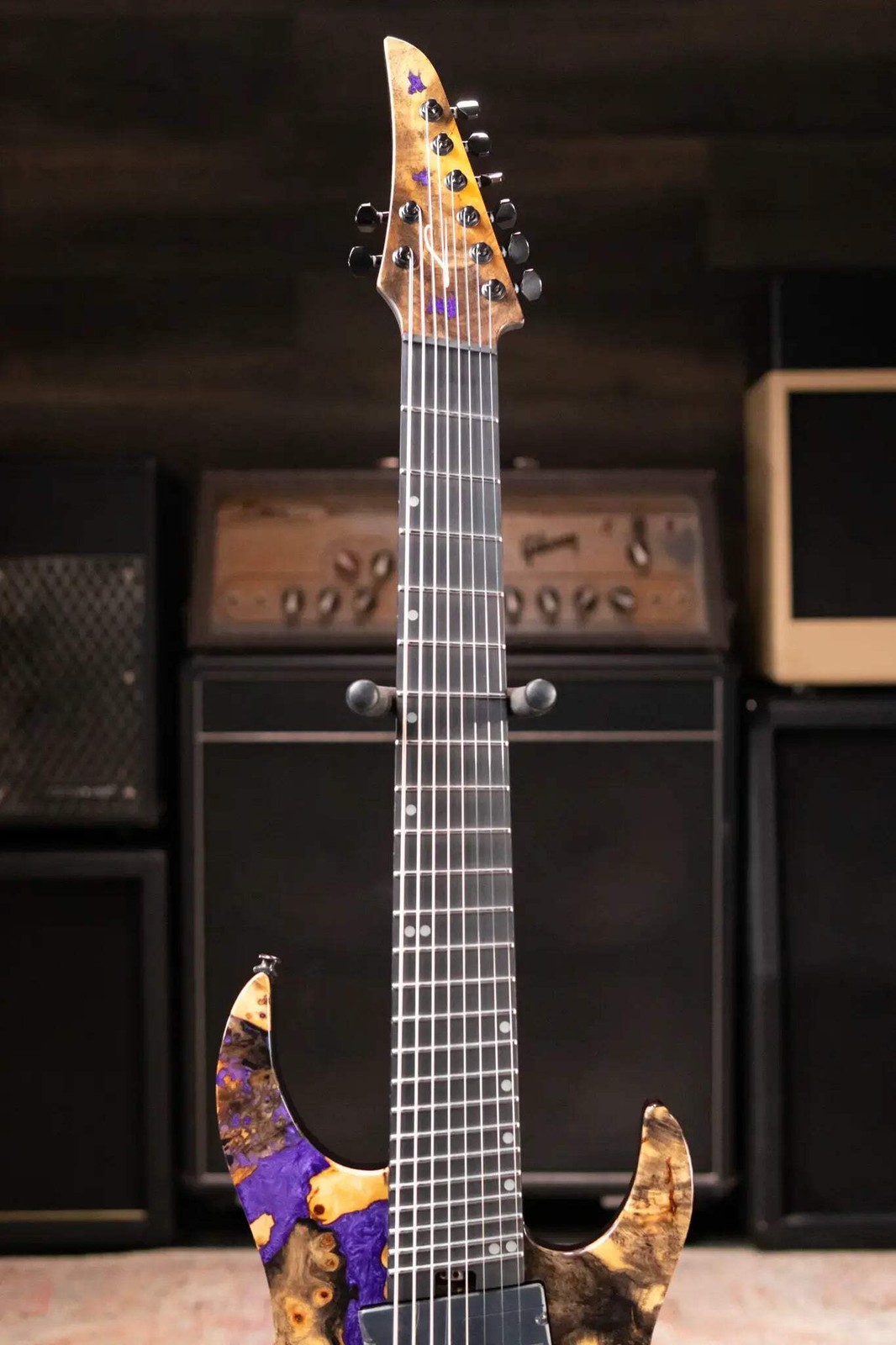 Legator X8F-RP Multi-Scale 8-String Electric Guitar – Royal Purple with Gig Bag