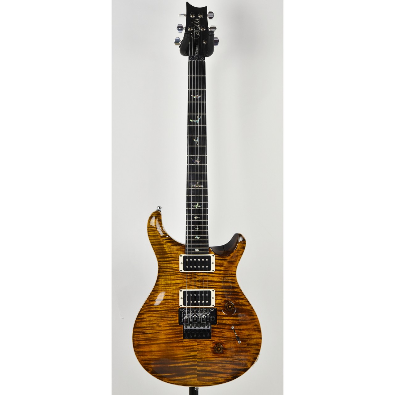PRS Wood Library Custom 24 Floyd Rose 10Top Yellow Tiger Electric Guitar