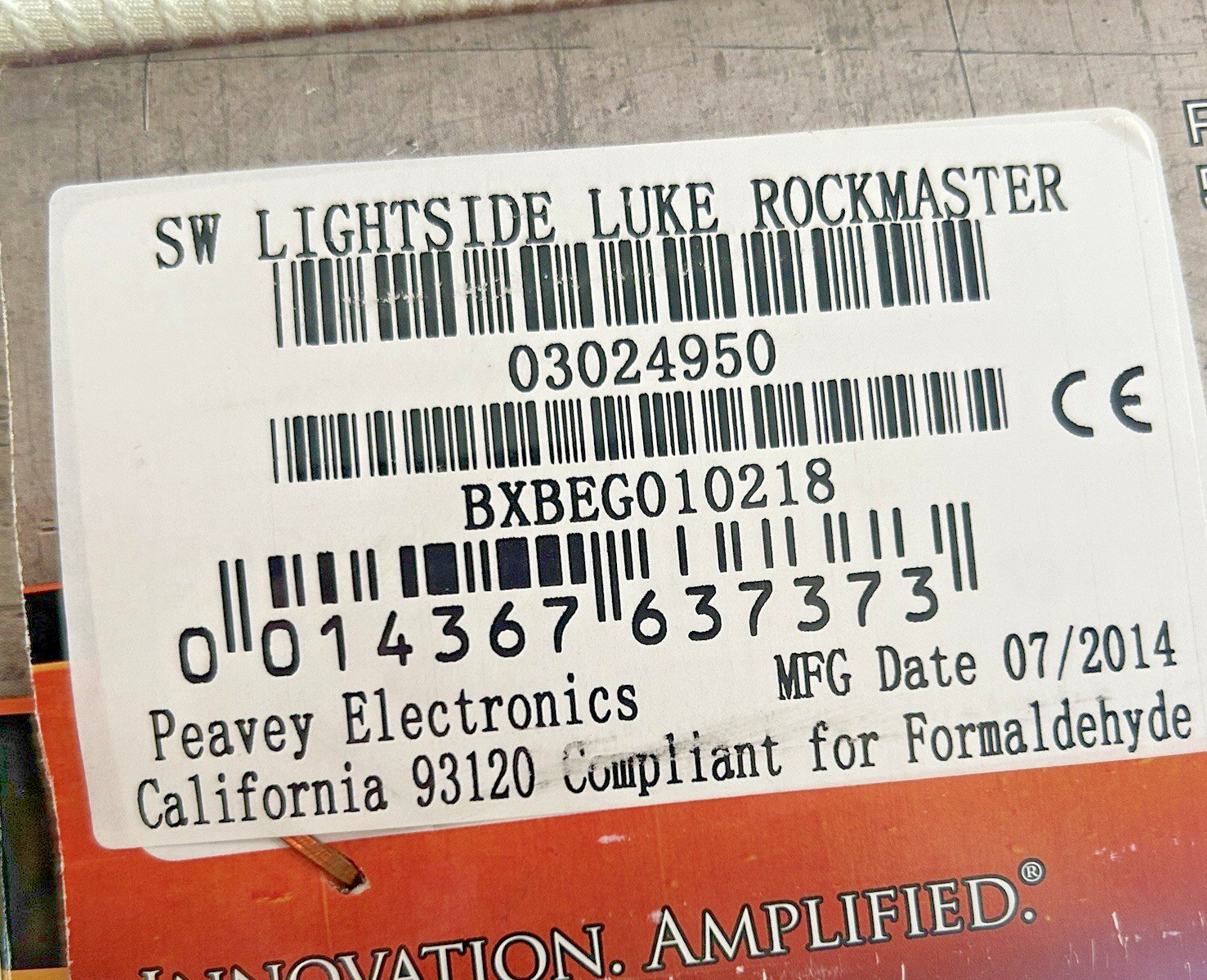 SUPER RARE LE NIB Peavey STAR WARS Rockmaster ELECTRIC GUITAR FULL SIZE NOT 3/4!