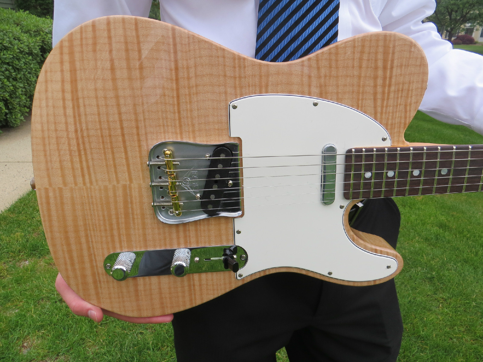 Fender Custom Shop Custom Deluxe Telecaster AAA Flame Top Natural Stain 2013