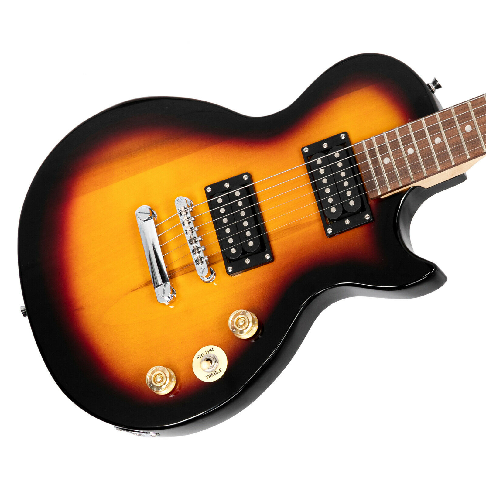 39″Solid Basswood Electric Guitar HH Pickups Laurel Fingerboard W/Bag Strap Pick