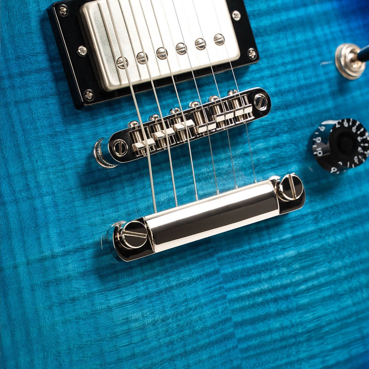 Cort M600 Blue Burst Flame Maple Top Double Cutaway Electric Guitar