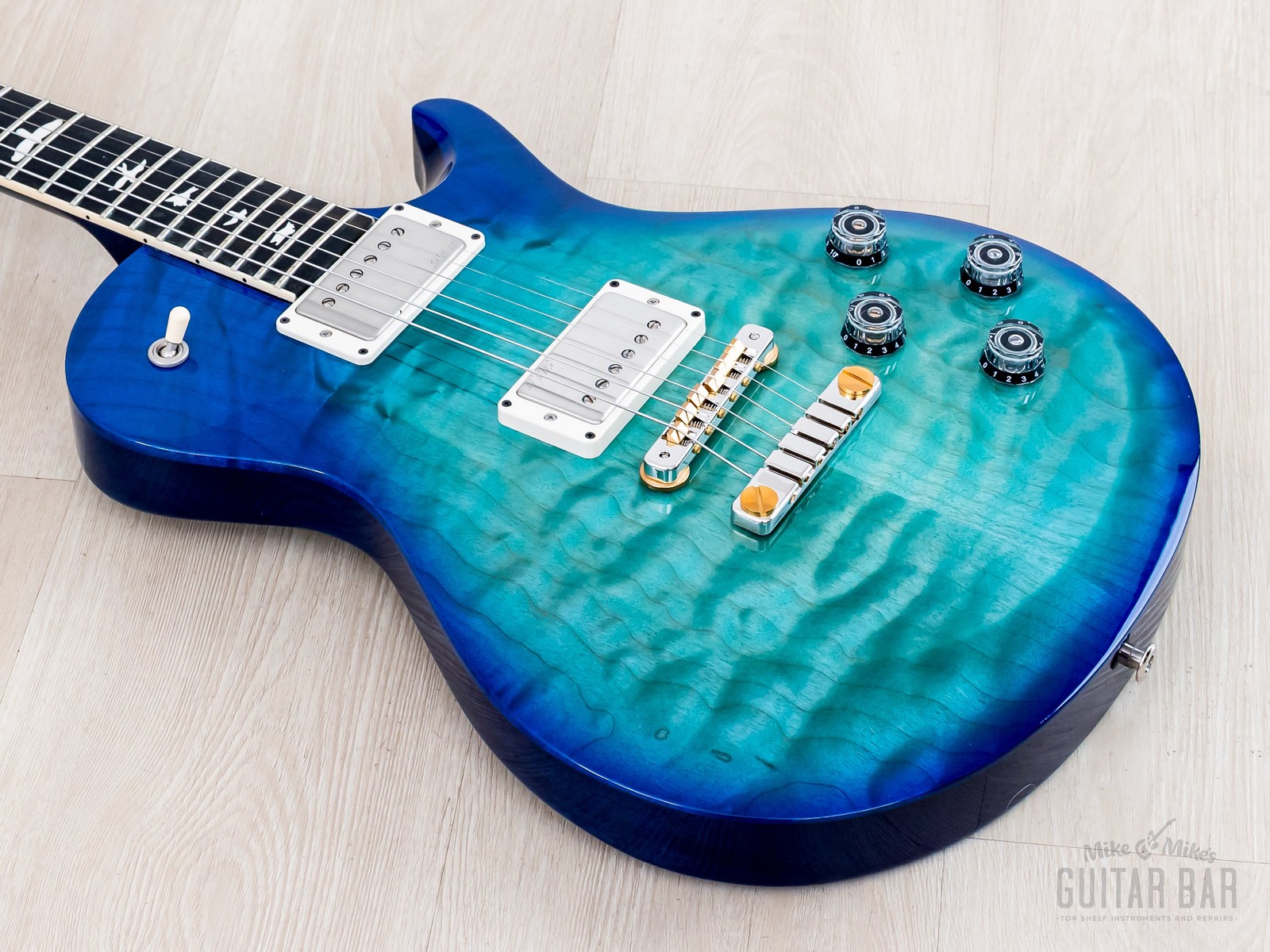 Paul Reed Smith S2 Wood Library McCarty 594 Singlecut Makena Blue w/ Ebony Board