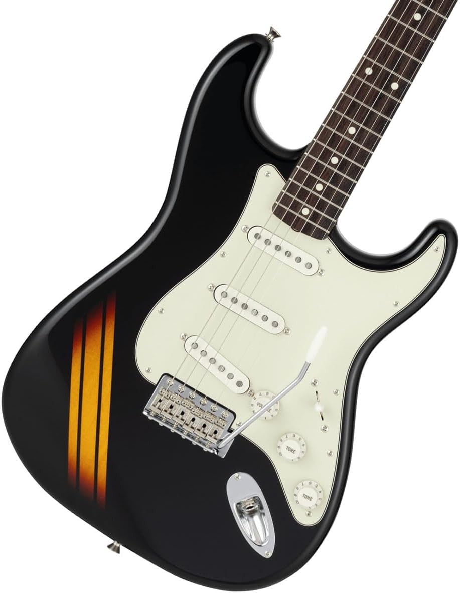 Fender MIJ Traditional 2025 60s Stratocaster Competition Black 3-Color Sunburst