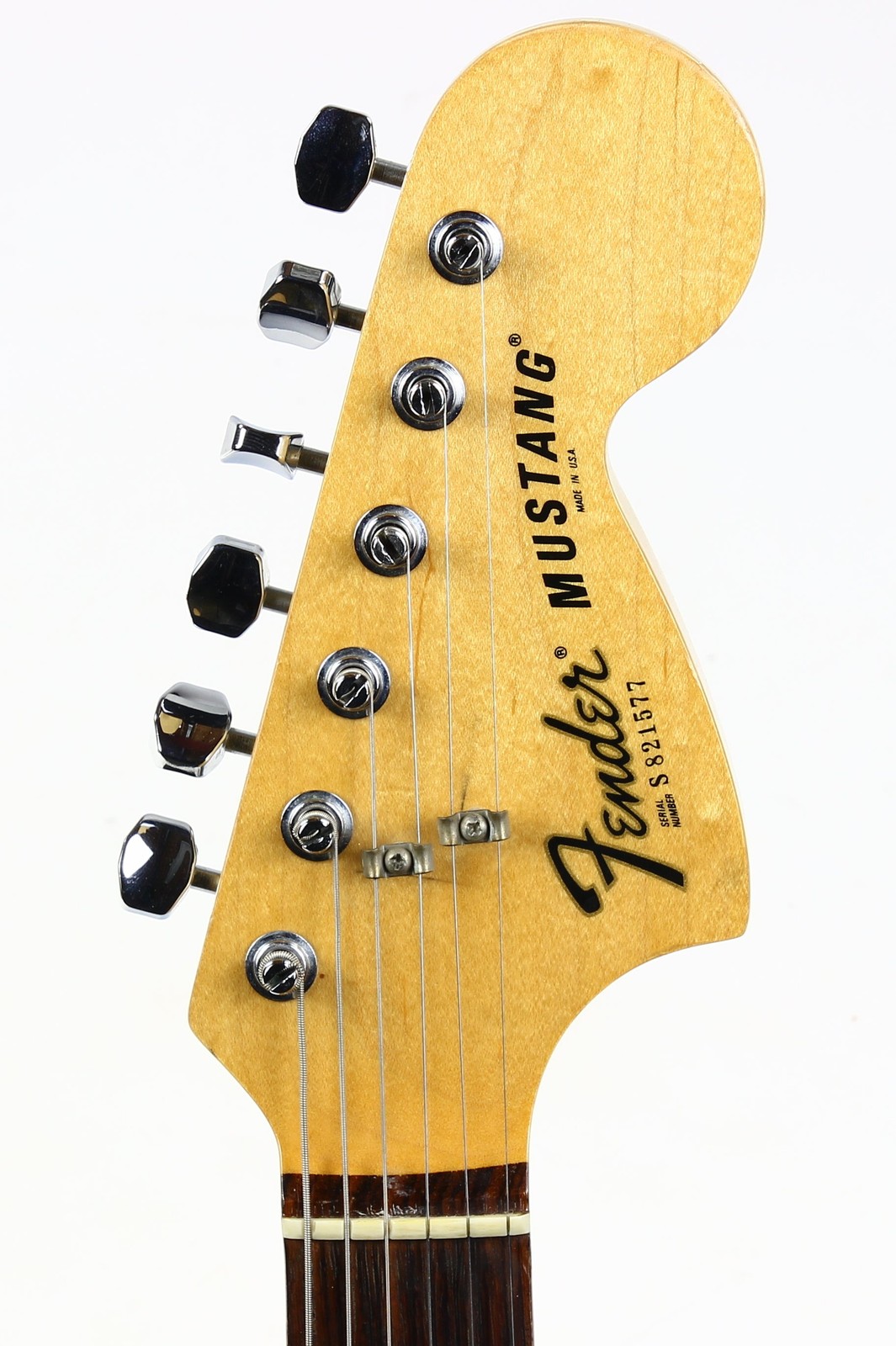 1978 Fender Mustang Sunburst Vintage Electric Guitar w Original Hard Case &