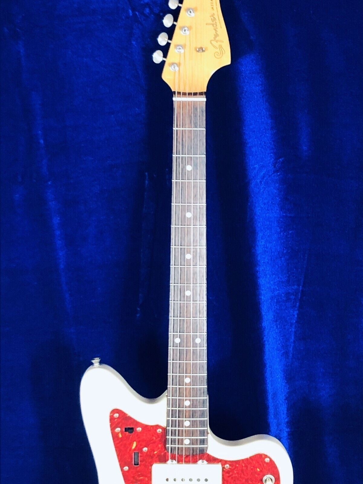 Fender Japan JM66-85 TOM Used White Rare Jazzmaster 1999-2002 W/Soft Case