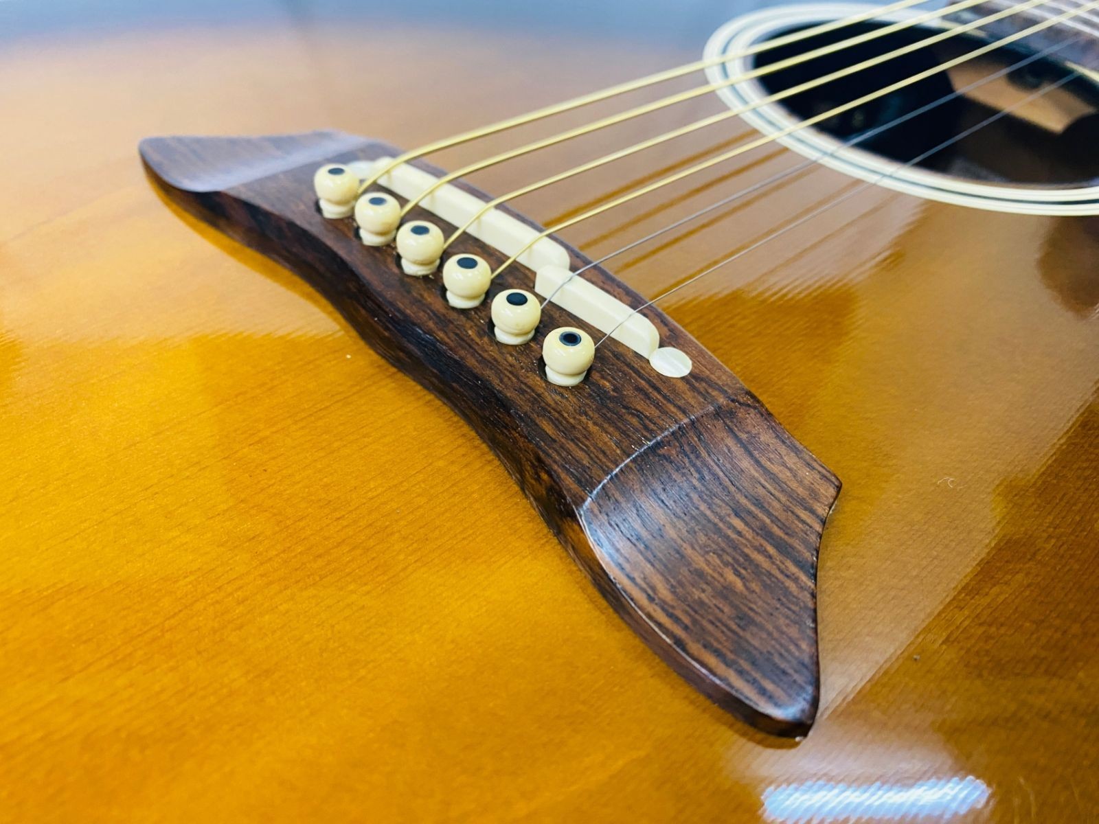 Takamine PT106 Acoustic Electric Guitar 2003 Brown Sunburst MIJ w/ Hard Case
