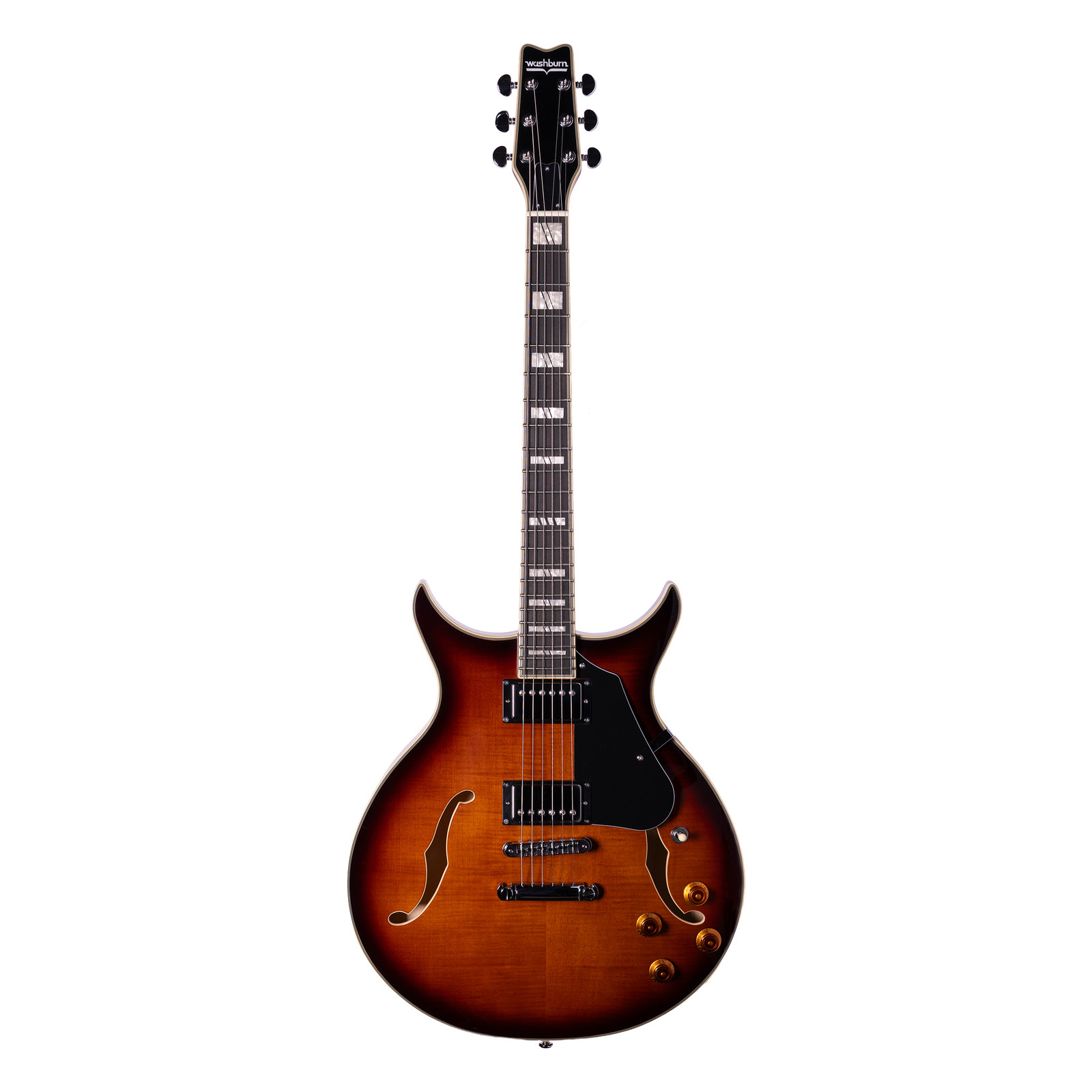 Washburn SH35 Wing Semi-Hollow Electric Guitar – Tobacco Sunburst – Open Box