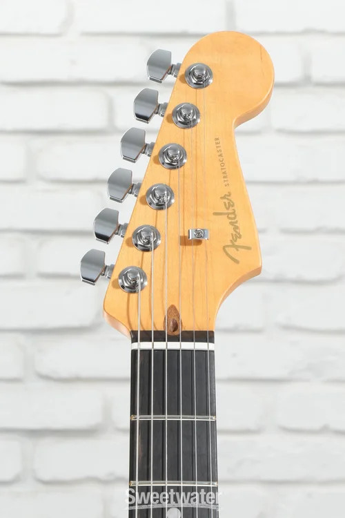 Fender American Ultra II Stratocaster HSS Electric Guitar – Sinister Red, Ebony