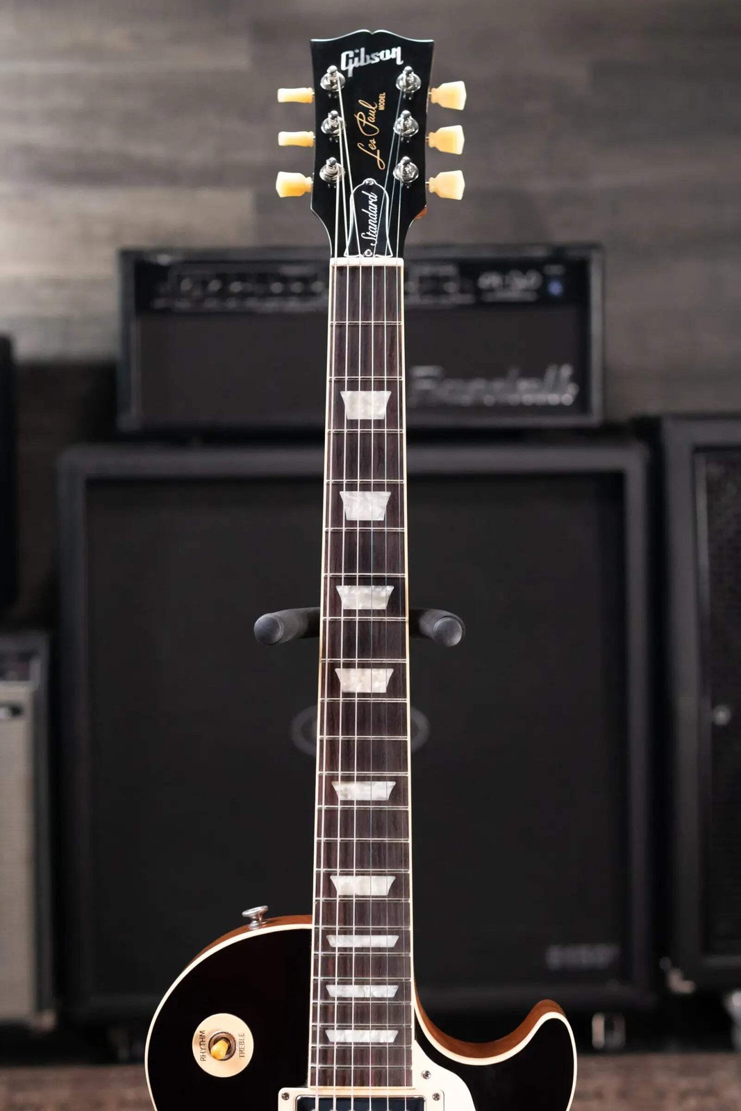 Gibson Les Paul Standard 50s Figured Top – Translucent Oxblood with Hardshell Ca