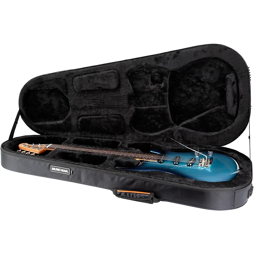 Ernie Ball Music Man Luke 4 SSS Electric Guitar Diesel Blue