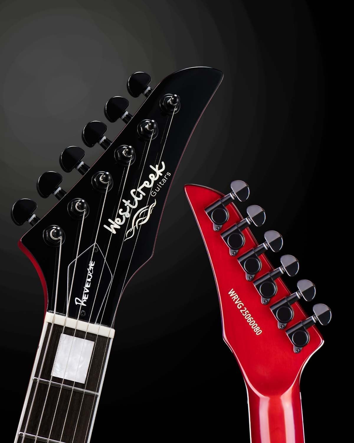 WestCreek Revenge Solid Body Electric Guitar, Heavy Metal Guitar, Right Hande…