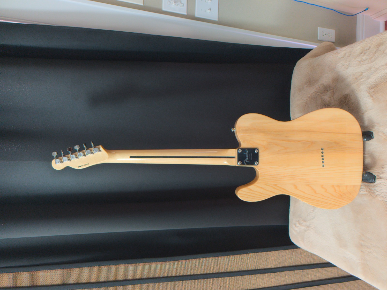 LS Customshop Electric Guitar Solid ELM Body 6 String Thru **HEAVY**