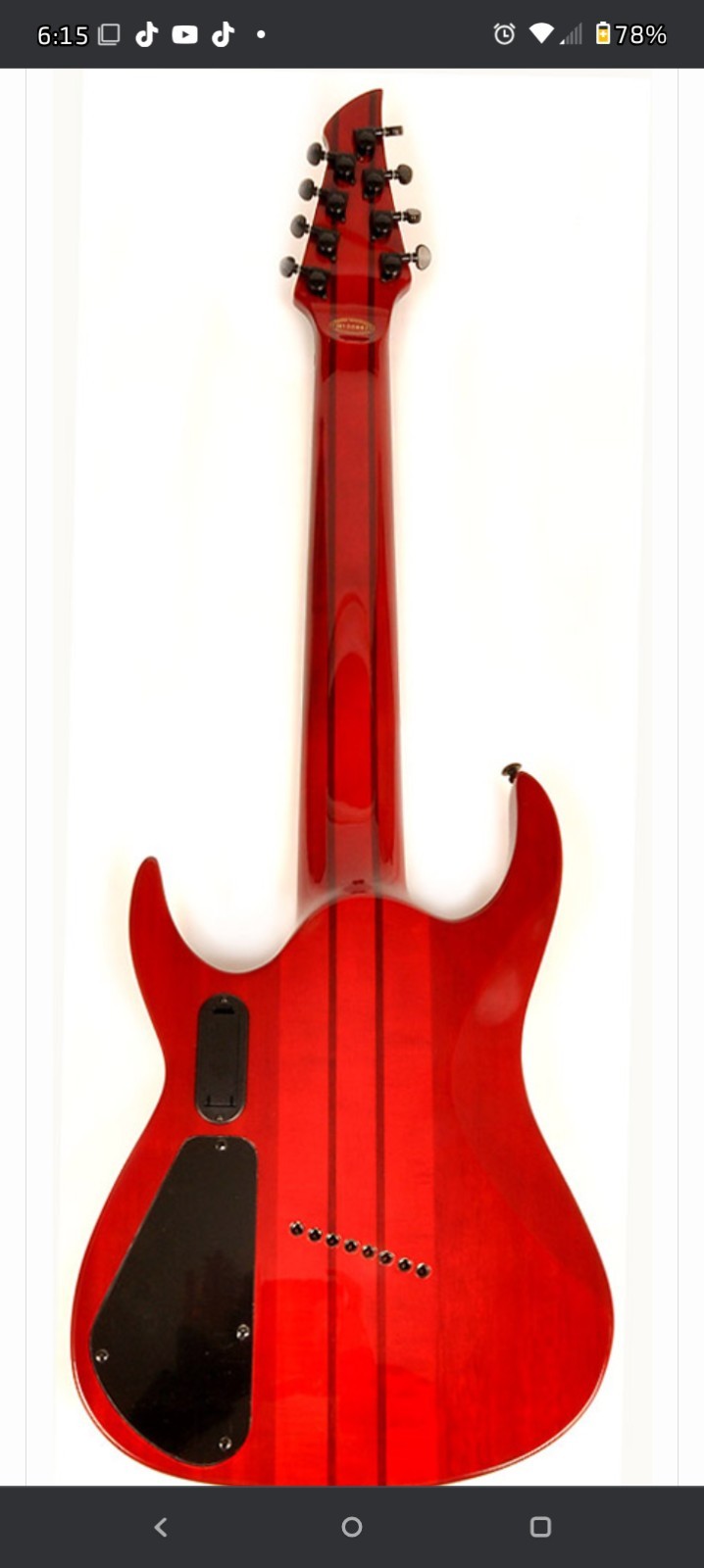 Agile Pendulum Pro Red Neck Through Multi-scale 8 String