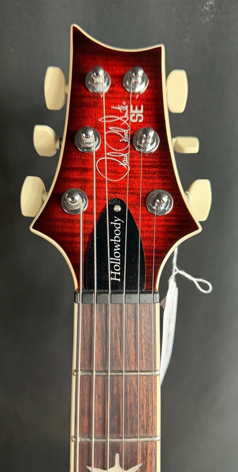 PRS SE Hollowbody I Piezo Electric Guitar Orange Tiger Smokeburst Finish w/ Bag