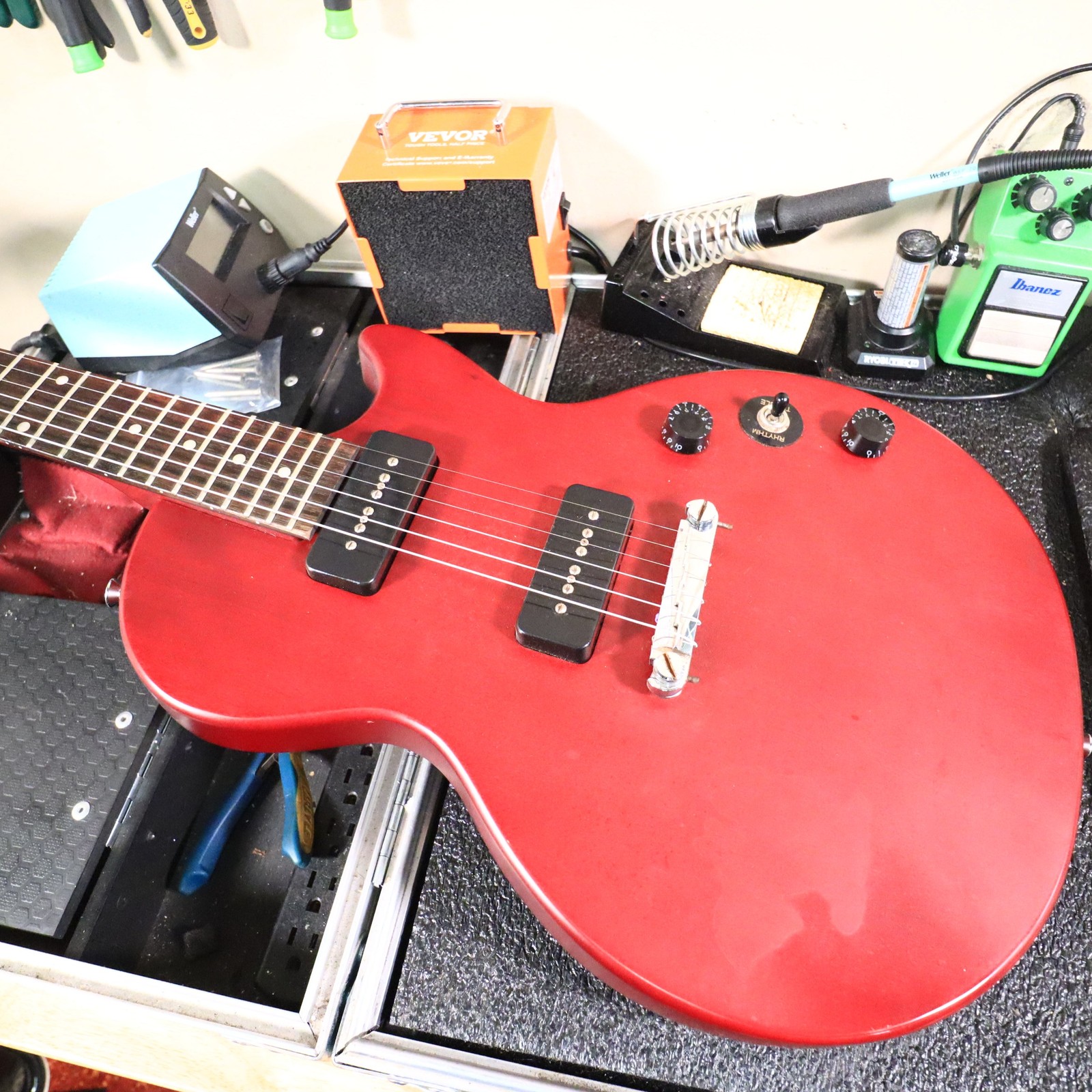 2015 Epiphone Les Paul Special I P90 Worn Cherry