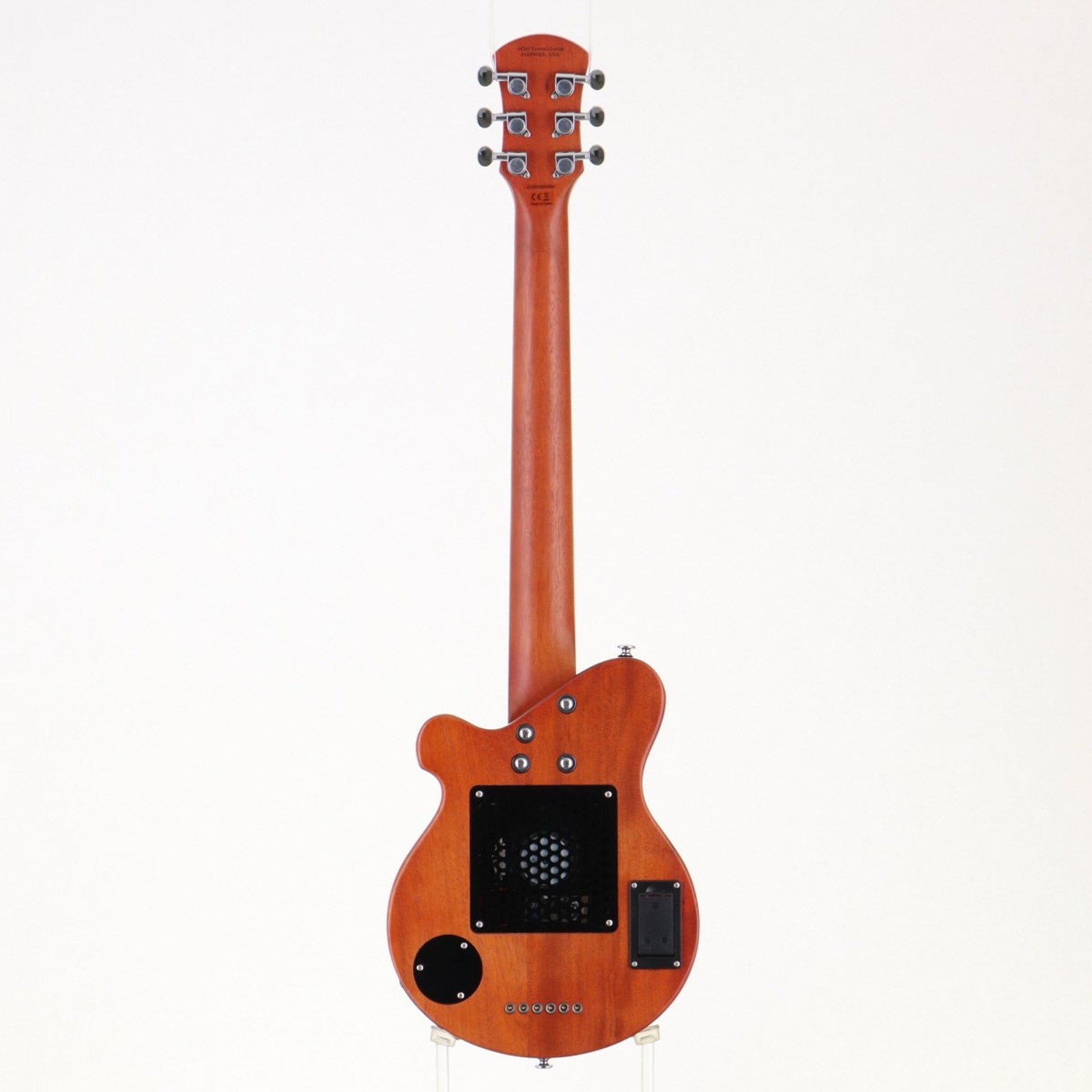 Pignose PGG-200MH Travel Guitar Used Basswood Body Mahogany w/Soft Case