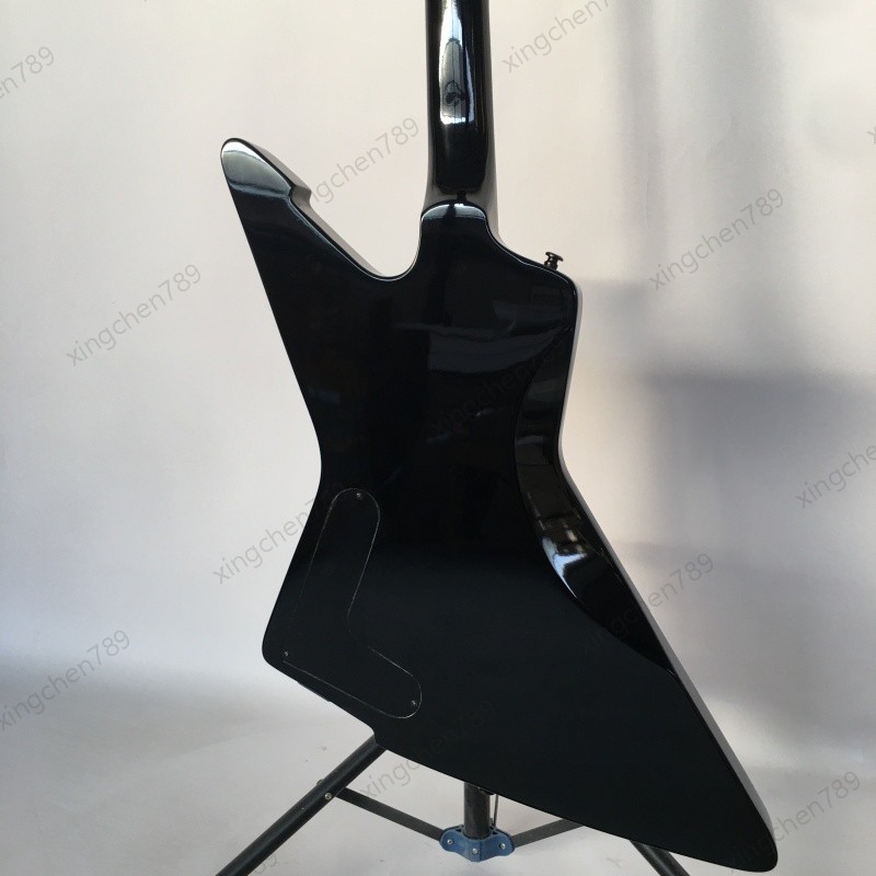 Hard Rock Solid Body Electric Guitar Stainless Rounded Fret Fixed Bridge C Neck