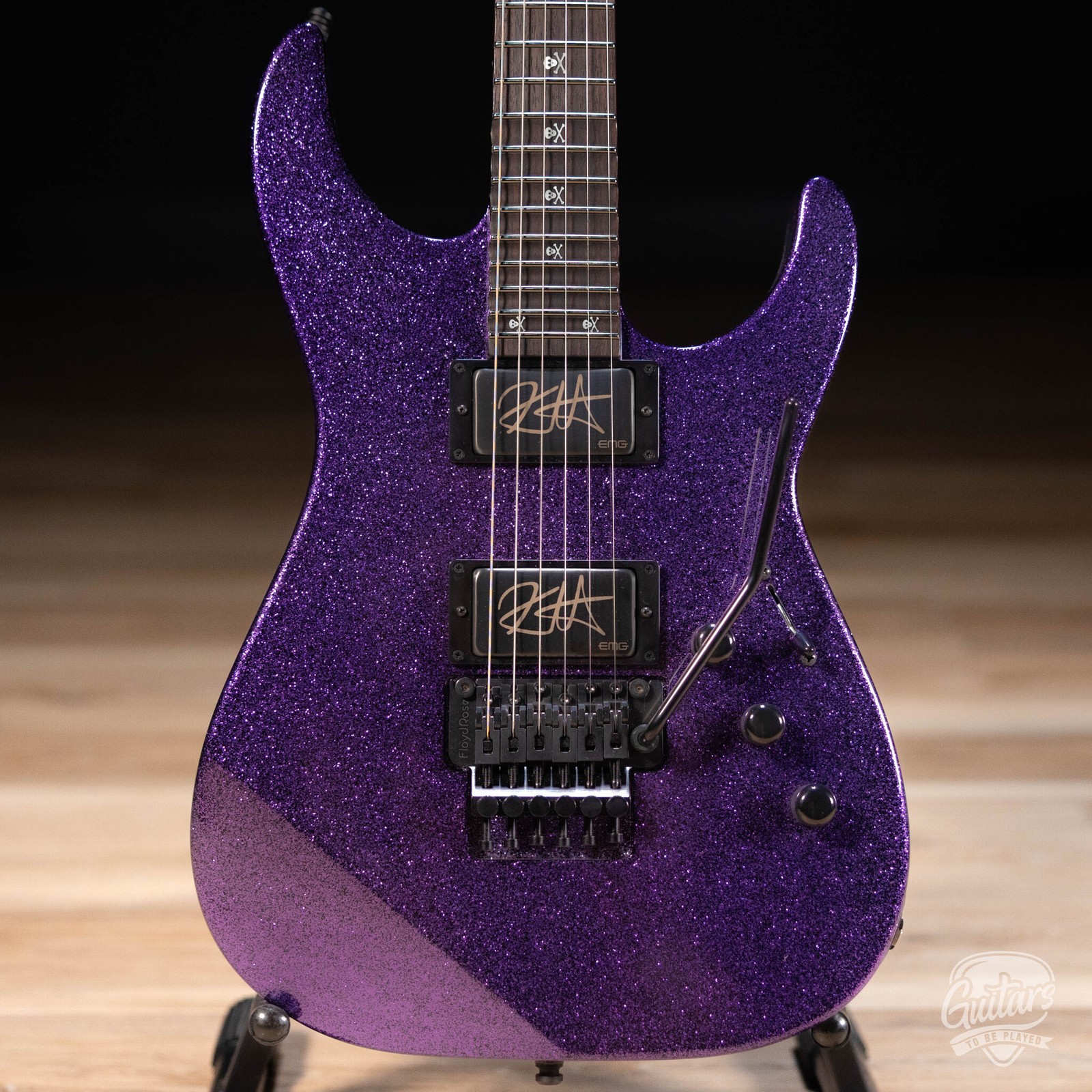ESP KH-2 Kirk Hammett Signature Custom Shop Guitar – Purple Sparkle