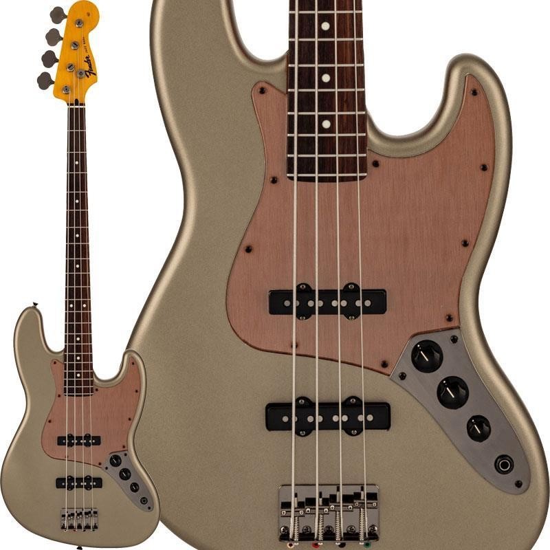 Fender 2026 Collection Hybrid II Satin Metallic Matte Champagne Mirage Jazz Bass